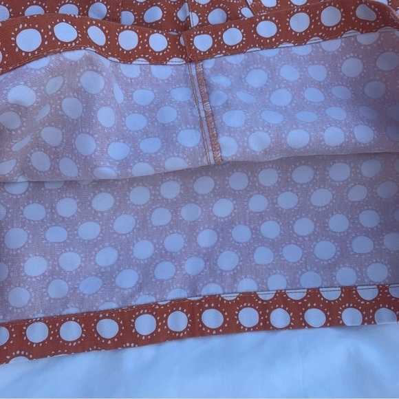 Garnet Hill Orange and White Polka Dot Skirt - Picture 8 of 8